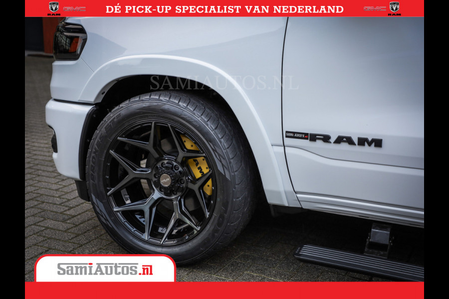 Dodge Ram 1500 1500 Limited Night High Output 540HP 706Nm | Massage + Full Option | De Meest Luxe en Volle Pick-Up in zijn Klasse | Comfortabele Dubbele Cabine met Royale 5 Zitplaatsen | BPM vrij | Nu Leverbaar uit Voorraad | Voorraad Nr 2298 - 7479