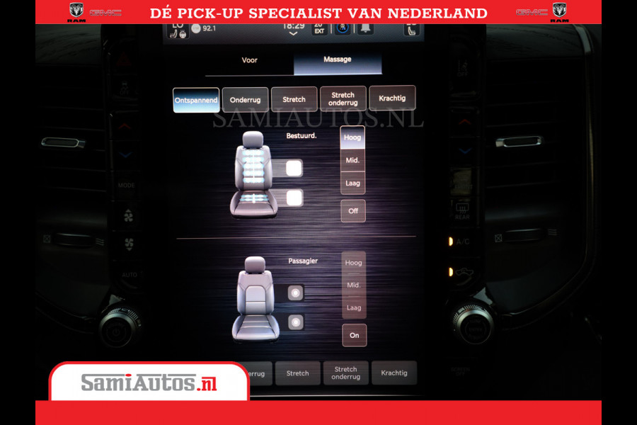 Dodge Ram 1500 1500 Limited Night High Output 540HP 706Nm | Massage + Full Option | De Meest Luxe en Volle Pick-Up in zijn Klasse | Comfortabele Dubbele Cabine met Royale 5 Zitplaatsen | BPM vrij | Nu Leverbaar uit Voorraad | Voorraad Nr 2336 - 7700