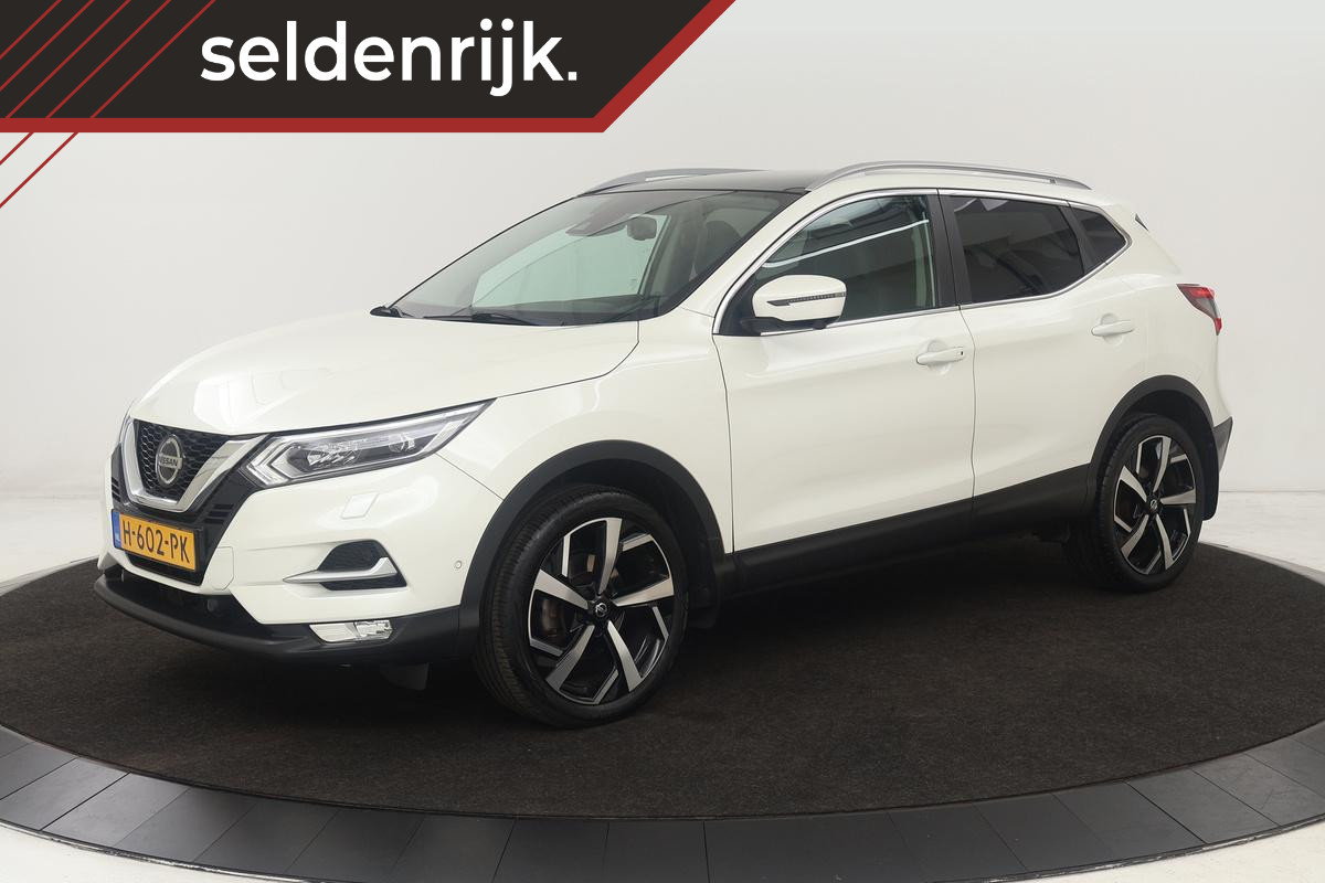 Nissan QASHQAI 1.3 DIG-T Tekna | Panoramadak | Stoelverwarming | Trekhaak | 360 camera | Full LED | Carplay | Navigatie | Keyless Nissan QASHQAI 1.3 DIG-T Tekna | Panoramadak | Stoelverwarming | Trekhaak | 360 camera | Full LED | Carplay | Navigatie | Keyless