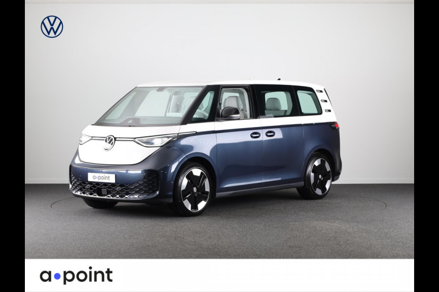 Volkswagen ID. Buzz 1st Max 77kWh 204 pk | Navigatie | Elektr. trekhaak | Parkeersensoren (Park assist) | Rondomzicht camera | Adaptieve cruise control | Stoelverwarming | Elektr. schuifdeuren |