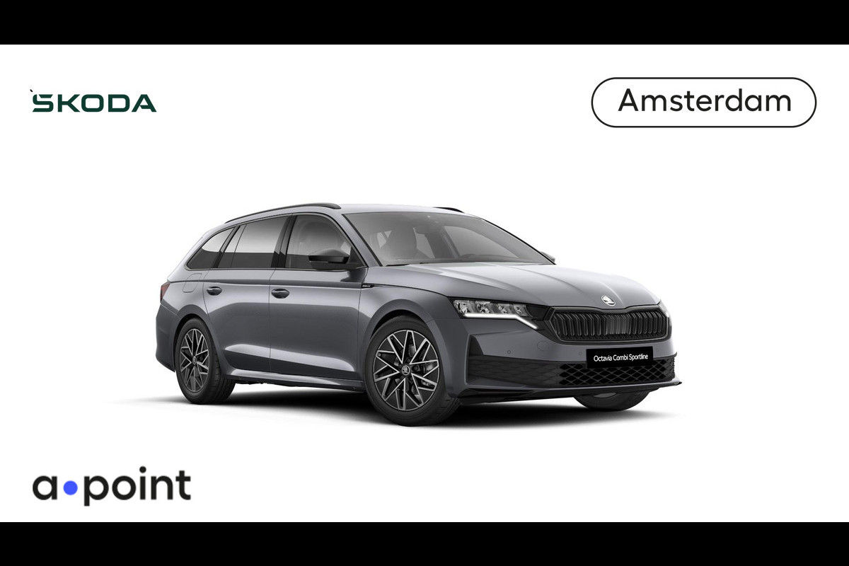 Škoda Octavia Combi Sportline Business m-HEV 1.5 TSI 150 pk 7 versn. DSG | Navigatie | Travel assist | Side assist Škoda Octavia Combi Sportline Business m-HEV 1.5 TSI 150 pk 7 versn. DSG | Navigatie | Travel assist | Side assist