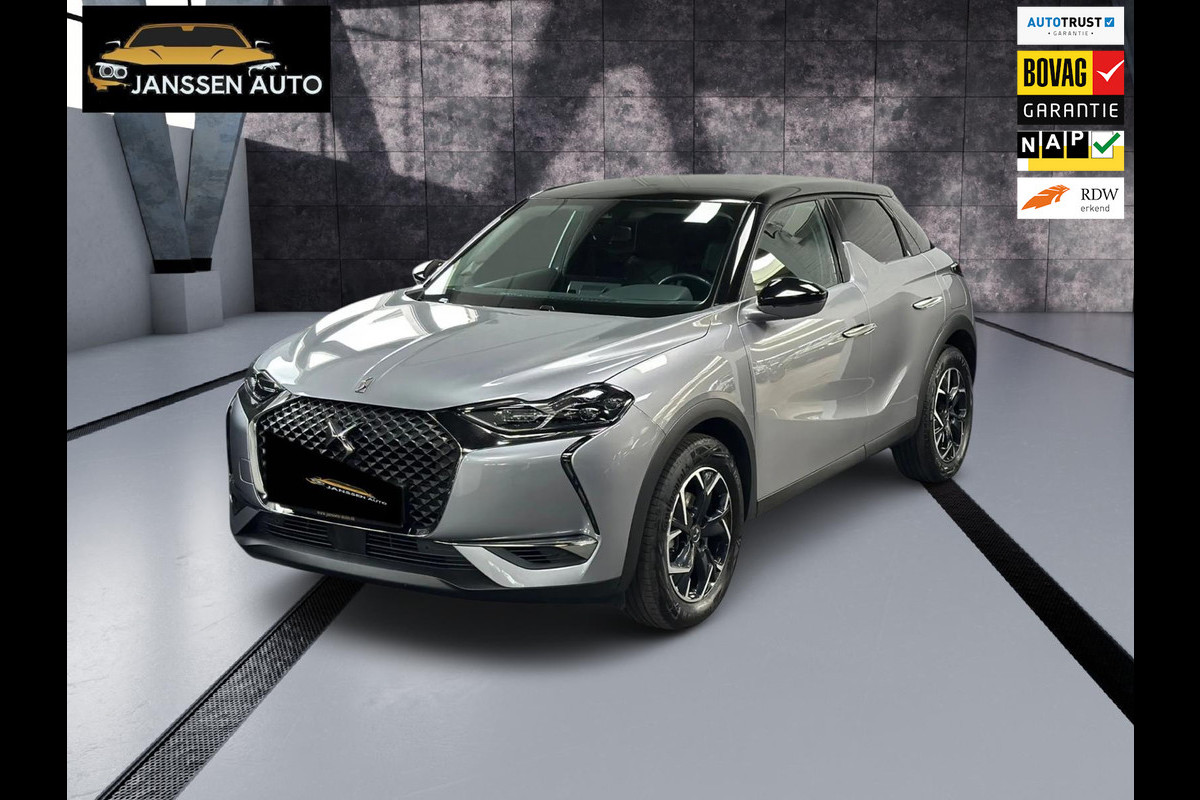 DS DS 3 Crossback 1.2 PureTech Rivoli, Automaat, Leder, Stoelverwarming, Camera DS DS 3 Crossback 1.2 PureTech Rivoli, Automaat, Leder, Stoelverwarming, Camera