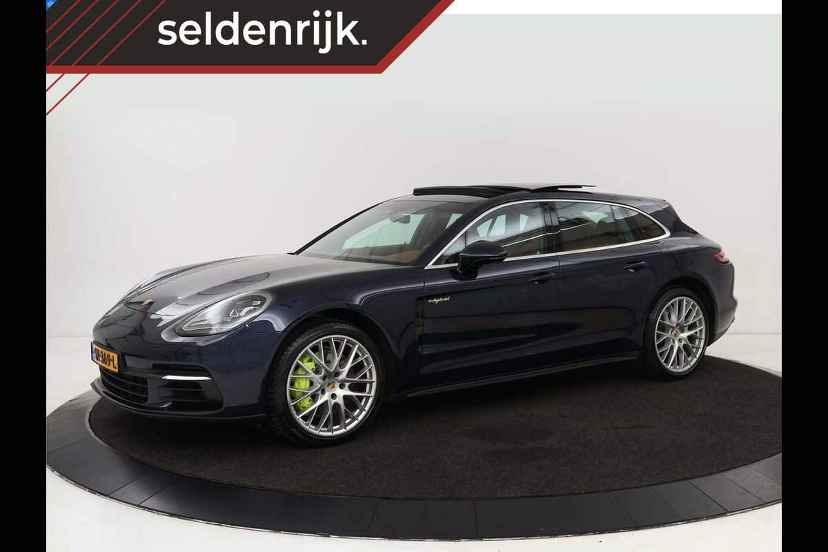Porsche Panamera Sport Turismo 2.9 4 E-Hybrid | Panoramadak | Burmester 3D | Stoelventilatie | LED Adaptief | 360 camera | Luchtvering | Leder | Stuurverwarming | Soft-close Porsche Panamera Sport Turismo 2.9 4 E-Hybrid | Panoramadak | Burmester 3D | Stoelventilatie | LED Adaptief | 360 camera | Luchtvering | Leder | Stuurverwarming | Soft-close