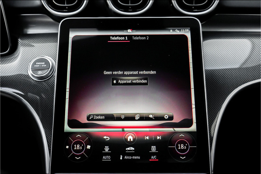 Mercedes-Benz C-Klasse 180 AMG Line Pano Night Leder 19"