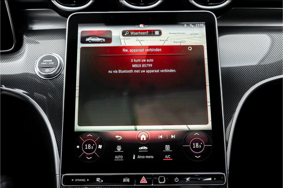 Mercedes-Benz C-Klasse 180 AMG Line Pano Night Leder 19"