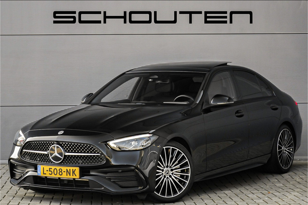 Mercedes-Benz C-Klasse 180 AMG Line Pano Night Leder 19" Mercedes-Benz C-Klasse 180 AMG Line Pano Night Leder 19"