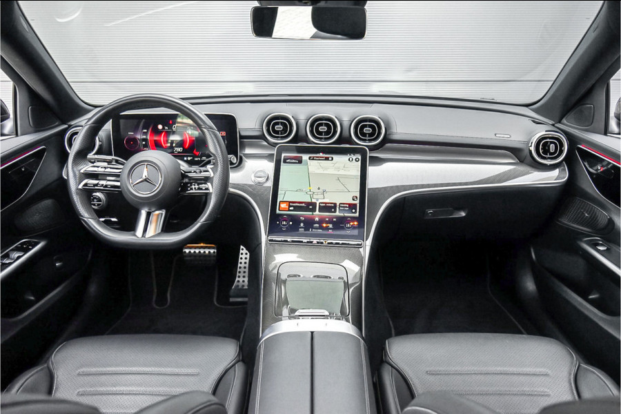 Mercedes-Benz C-Klasse 180 AMG Line Pano Night Leder 19"