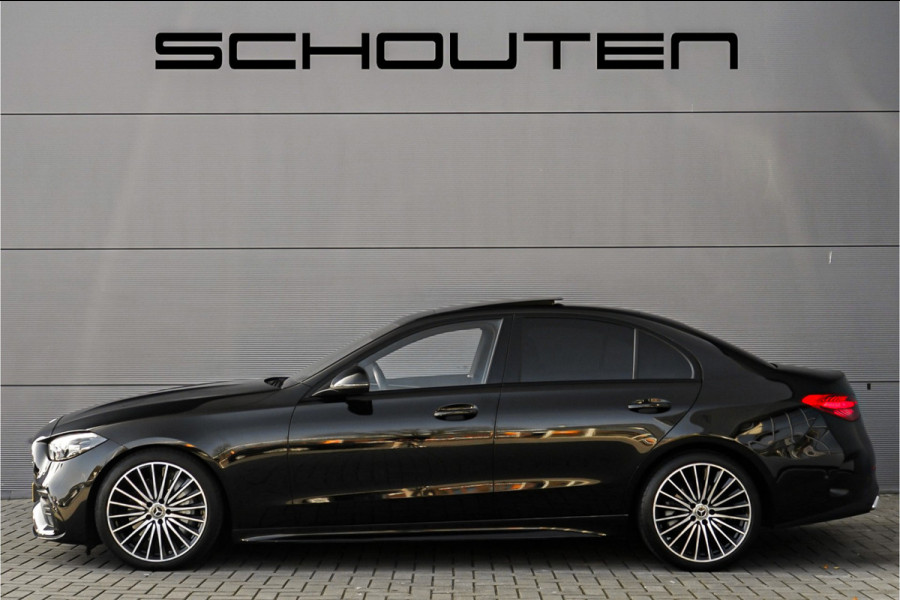 Mercedes-Benz C-Klasse 180 AMG Line Pano Night Leder 19"