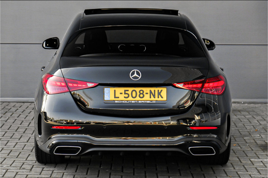 Mercedes-Benz C-Klasse 180 AMG Line Pano Night Leder 19"