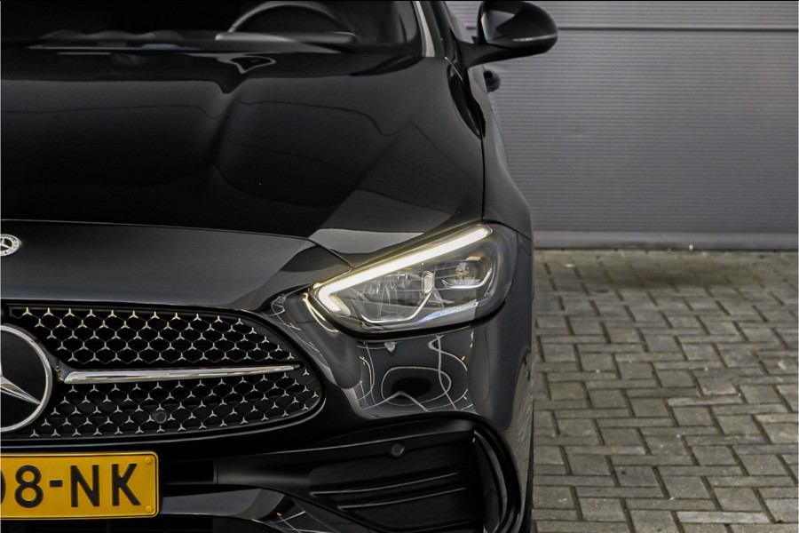 Mercedes-Benz C-Klasse 180 AMG Line Pano Night Leder 19"