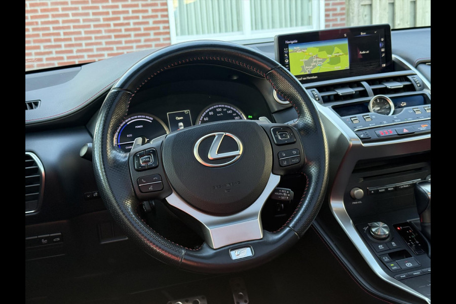 Lexus NX 300h AWD F Sport Line | Trekhaak, Panoramadak, Facelift, Leer, Stoelverwarming, Head up display, Dodehoekherkenning, 1500KG Trek