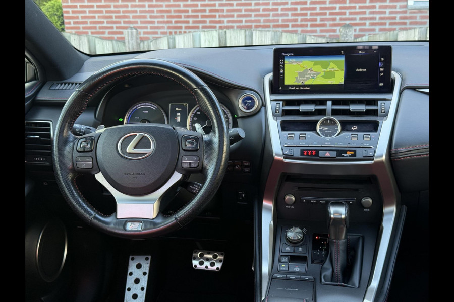 Lexus NX 300h AWD F Sport Line | Trekhaak, Panoramadak, Facelift, Leer, Stoelverwarming, Head up display, Dodehoekherkenning, 1500KG Trek