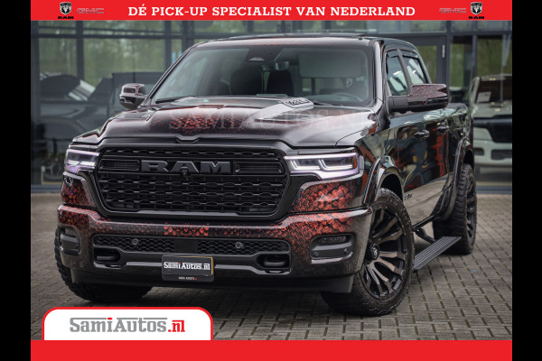 Dodge Ram COBRA EDITION | 1500 Limited Night High Output 540HP 706Nm | Massage + Full Option | De Meest Luxe en Volle Pick-Up in zijn Klas Comfortabele Dubbele Cabine met Royale 5 Zitplaatsen | BPM vrij | Nu Leverbaar uit Voorraad | Voorraad Nr 2368 -  5452 | Cobra package is meerprijs |