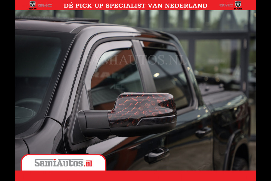 Dodge Ram COBRA EDITION | 1500 Limited Night High Output 540HP 706Nm | Massage + Full Option | De Meest Luxe en Volle Pick-Up in zijn Klas Comfortabele Dubbele Cabine met Royale 5 Zitplaatsen | BPM vrij | Nu Leverbaar uit Voorraad | Voorraad Nr 2368 -  5452 | Cobra package is meerprijs |