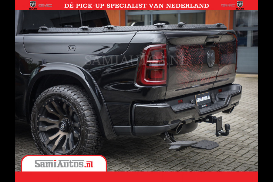 Dodge Ram COBRA EDITION | 1500 Limited Night High Output 540HP 706Nm | Massage + Full Option | De Meest Luxe en Volle Pick-Up in zijn Klas Comfortabele Dubbele Cabine met Royale 5 Zitplaatsen | BPM vrij | Nu Leverbaar uit Voorraad | Voorraad Nr 2368 -  5452 | Cobra package is meerprijs |