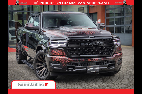 Dodge Ram COBRA EDITION | 1500 Limited Night High Output 540HP 706Nm | Massage + Full Option | De Meest Luxe en Volle Pick-Up in zijn Klas Comfortabele Dubbele Cabine met Royale 5 Zitplaatsen | BPM vrij | Nu Leverbaar uit Voorraad | Voorraad Nr 2368 -  5452 | Cobra package is meerprijs |