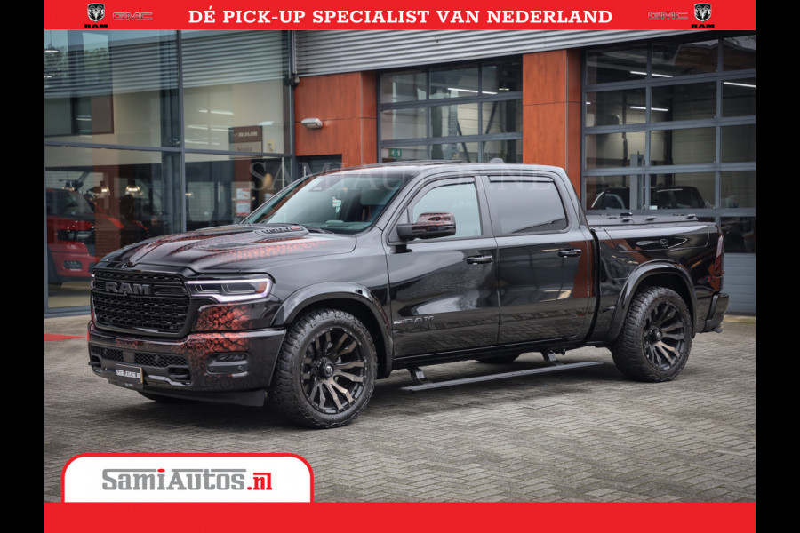 Dodge Ram COBRA EDITION | 1500 Limited Night High Output 540HP 706Nm | Massage + Full Option | De Meest Luxe en Volle Pick-Up in zijn Klas Comfortabele Dubbele Cabine met Royale 5 Zitplaatsen | BPM vrij | Nu Leverbaar uit Voorraad | Voorraad Nr 2368 -  5452 | Cobra package is meerprijs |
