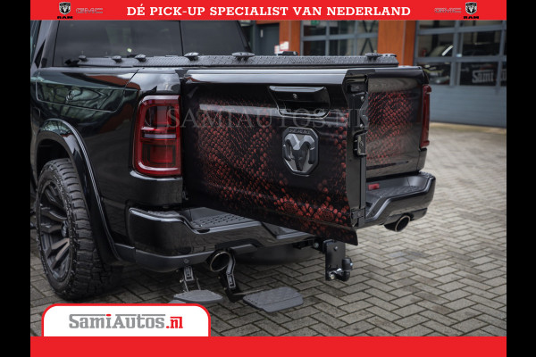 Dodge Ram COBRA EDITION | 1500 Limited Night High Output 540HP 706Nm | Massage + Full Option | De Meest Luxe en Volle Pick-Up in zijn Klas Comfortabele Dubbele Cabine met Royale 5 Zitplaatsen | BPM vrij | Nu Leverbaar uit Voorraad | Voorraad Nr 2368 -  5452 | Cobra package is meerprijs |