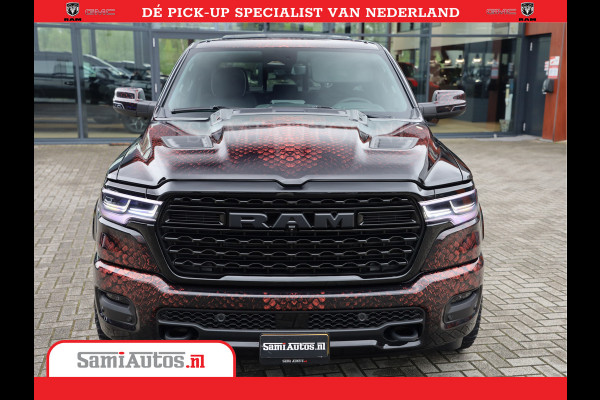 Dodge Ram COBRA EDITION | 1500 Limited Night High Output 540HP 706Nm | Massage + Full Option | De Meest Luxe en Volle Pick-Up in zijn Klas Comfortabele Dubbele Cabine met Royale 5 Zitplaatsen | BPM vrij | Nu Leverbaar uit Voorraad | Voorraad Nr 2368 -  5452 | Cobra package is meerprijs |