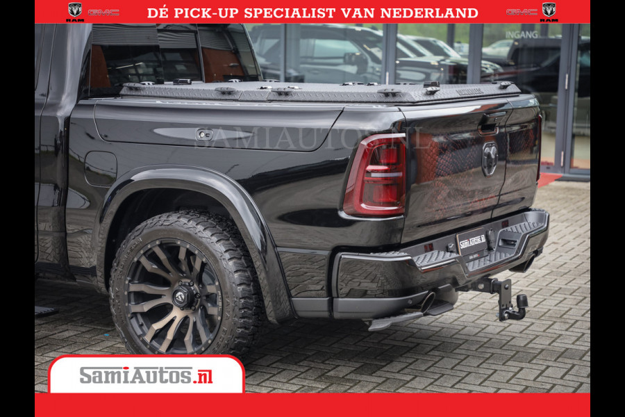 Dodge Ram COBRA EDITION | 1500 Limited Night High Output 540HP 706Nm | Massage + Full Option | De Meest Luxe en Volle Pick-Up in zijn Klas Comfortabele Dubbele Cabine met Royale 5 Zitplaatsen | BPM vrij | Nu Leverbaar uit Voorraad | Voorraad Nr 2368 -  5452 | Cobra package is meerprijs |