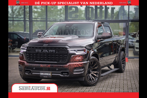 Dodge Ram COBRA EDITION | 1500 Limited Night High Output 540HP 706Nm | Massage + Full Option | De Meest Luxe en Volle Pick-Up in zijn Klas Comfortabele Dubbele Cabine met Royale 5 Zitplaatsen | BPM vrij | Nu Leverbaar uit Voorraad | Voorraad Nr 2368 -  5452 | Cobra package is meerprijs |