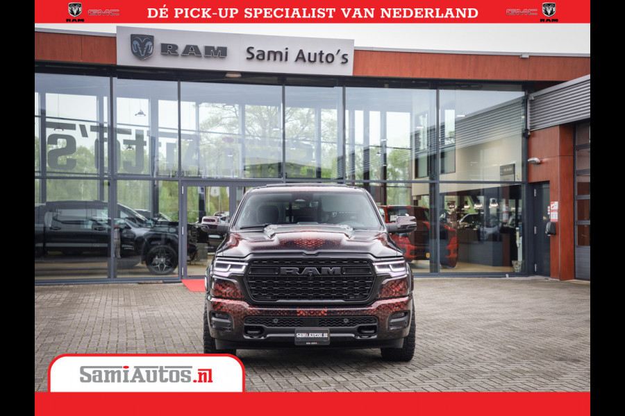 Dodge Ram COBRA EDITION | 1500 Limited Night High Output 540HP 706Nm | Massage + Full Option | De Meest Luxe en Volle Pick-Up in zijn Klas Comfortabele Dubbele Cabine met Royale 5 Zitplaatsen | BPM vrij | Nu Leverbaar uit Voorraad | Voorraad Nr 2368 -  5452 | Cobra package is meerprijs |