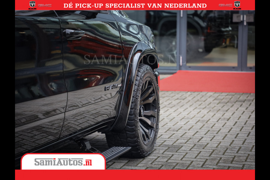 Dodge Ram COBRA EDITION | 1500 Limited Night High Output 540HP 706Nm | Massage + Full Option | De Meest Luxe en Volle Pick-Up in zijn Klas Comfortabele Dubbele Cabine met Royale 5 Zitplaatsen | BPM vrij | Nu Leverbaar uit Voorraad | Voorraad Nr 2368 -  5452 | Cobra package is meerprijs |