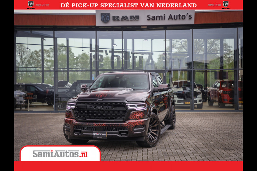 Dodge Ram COBRA EDITION | 1500 Limited Night High Output 540HP 706Nm | Massage + Full Option | De Meest Luxe en Volle Pick-Up in zijn Klas Comfortabele Dubbele Cabine met Royale 5 Zitplaatsen | BPM vrij | Nu Leverbaar uit Voorraad | Voorraad Nr 2368 -  5452 | Cobra package is meerprijs |