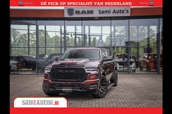 Dodge Ram COBRA EDITION | 1500 Limited Night High Output 540HP 706Nm | Massage + Full Option | De Meest Luxe en Volle Pick-Up in zijn Klas Comfortabele Dubbele Cabine met Royale 5 Zitplaatsen | BPM vrij | Nu Leverbaar uit Voorraad | Voorraad Nr 2368 -  5452 | Cobra package is meerprijs |