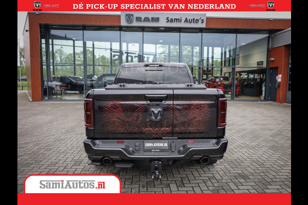 Dodge Ram COBRA EDITION | 1500 Limited Night High Output 540HP 706Nm | Massage + Full Option | De Meest Luxe en Volle Pick-Up in zijn Klas Comfortabele Dubbele Cabine met Royale 5 Zitplaatsen | BPM vrij | Nu Leverbaar uit Voorraad | Voorraad Nr 2368 -  5452 | Cobra package is meerprijs |