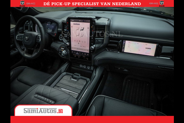 Dodge Ram 1500 Limited Night High Output 540HP 706Nm | Massage + Full Option | De Meest Luxe en Volle Pick-Up in zijn Klasse | Comfortabele Dubbele Cabine met Royale 5 Zitplaatsen | BPM vrij | Nu Leverbaar uit Voorraad | Voorraad Nr 2325 - 5148