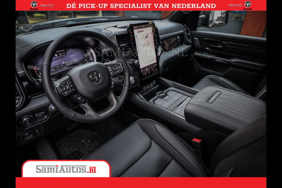 Dodge Ram 1500 Limited Night High Output 540HP 706Nm | Massage + Full Option | De Meest Luxe en Volle Pick-Up in zijn Klasse | Comfortabele Dubbele Cabine met Royale 5 Zitplaatsen | BPM vrij | Nu Leverbaar uit Voorraad | Voorraad Nr 2325 - 5148