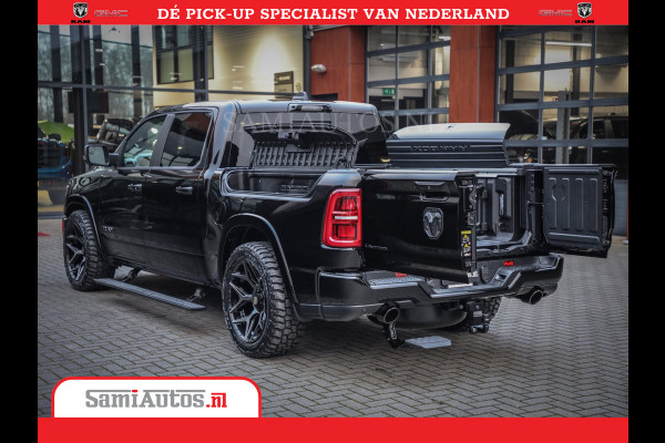 Dodge Ram 1500 Limited Night High Output 540HP 706Nm | Massage + Full Option | De Meest Luxe en Volle Pick-Up in zijn Klasse | Comfortabele Dubbele Cabine met Royale 5 Zitplaatsen | BPM vrij | Nu Leverbaar uit Voorraad | Voorraad Nr 2325 - 5148