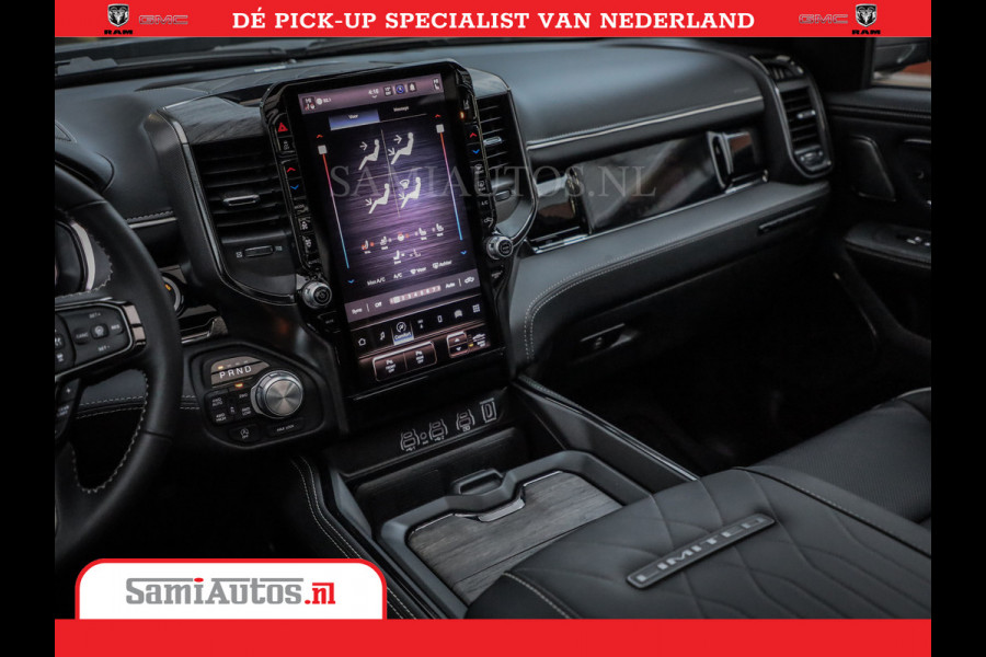 Dodge Ram 1500 Limited Night High Output 540HP 706Nm | Massage + Full Option | De Meest Luxe en Volle Pick-Up in zijn Klasse | Comfortabele Dubbele Cabine met Royale 5 Zitplaatsen | BPM vrij | Nu Leverbaar uit Voorraad | Voorraad Nr 2325 - 5148