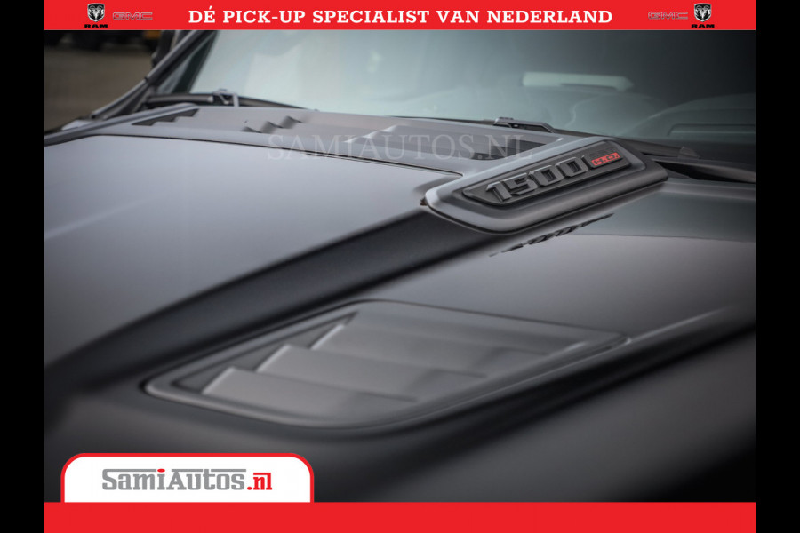 Dodge Ram 1500 Limited Night High Output 540HP 706Nm | Massage + Full Option | De Meest Luxe en Volle Pick-Up in zijn Klasse | Comfortabele Dubbele Cabine met Royale 5 Zitplaatsen | BPM vrij | Nu Leverbaar uit Voorraad | Voorraad Nr 2325 - 5148