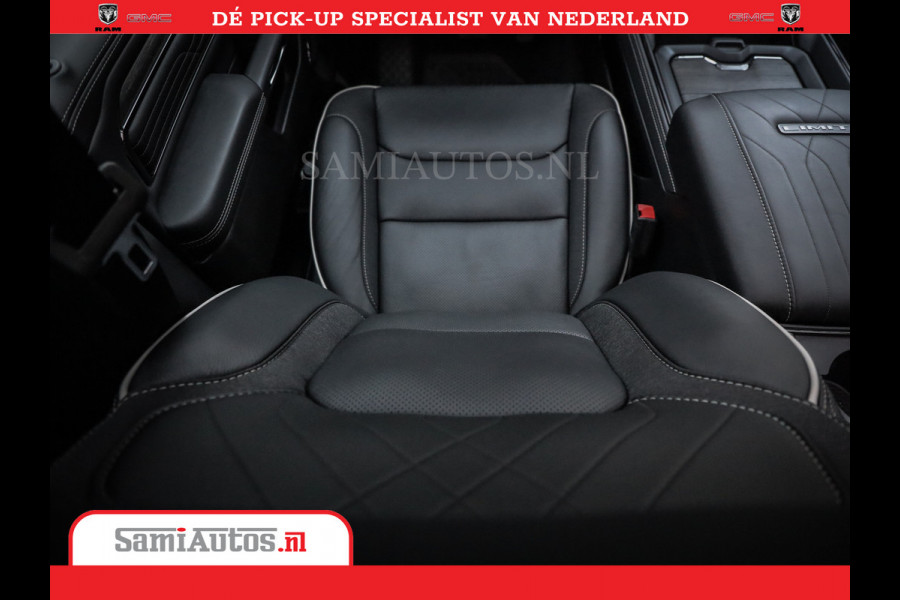 Dodge Ram 1500 Limited Night High Output 540HP 706Nm | Massage + Full Option | De Meest Luxe en Volle Pick-Up in zijn Klasse | Comfortabele Dubbele Cabine met Royale 5 Zitplaatsen | BPM vrij | Nu Leverbaar uit Voorraad | Voorraad Nr 2325 - 5148