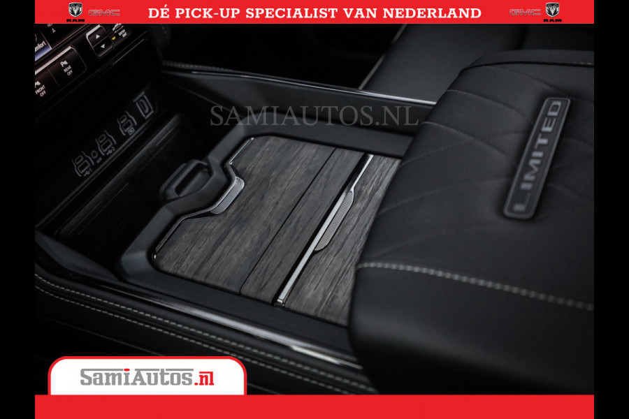 Dodge Ram 1500 Limited Night High Output 540HP 706Nm | Massage + Full Option | De Meest Luxe en Volle Pick-Up in zijn Klasse | Comfortabele Dubbele Cabine met Royale 5 Zitplaatsen | BPM vrij | Nu Leverbaar uit Voorraad | Voorraad Nr 2325 - 5148