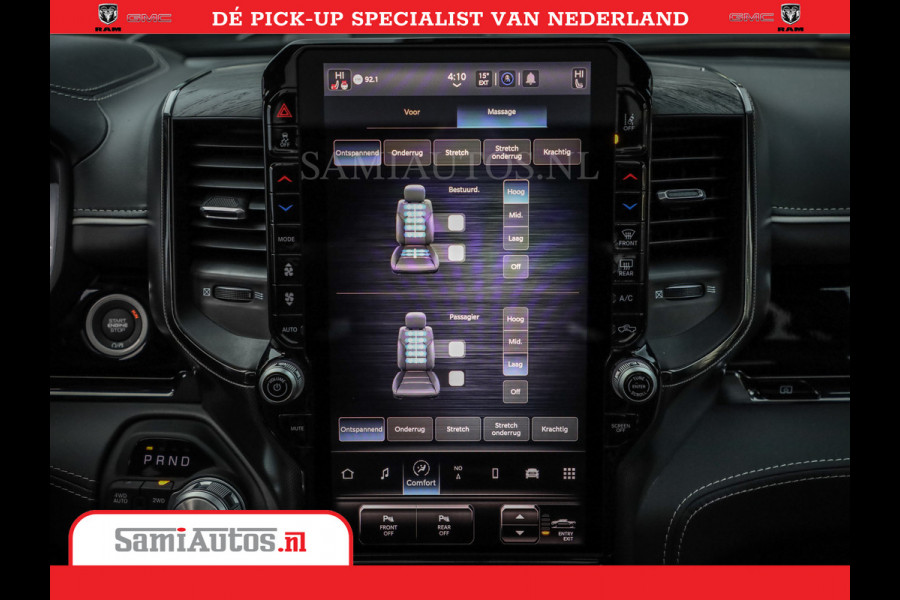 Dodge Ram 1500 Limited Night High Output 540HP 706Nm | Massage + Full Option | De Meest Luxe en Volle Pick-Up in zijn Klasse | Comfortabele Dubbele Cabine met Royale 5 Zitplaatsen | BPM vrij | Nu Leverbaar uit Voorraad | Voorraad Nr 2325 - 5148