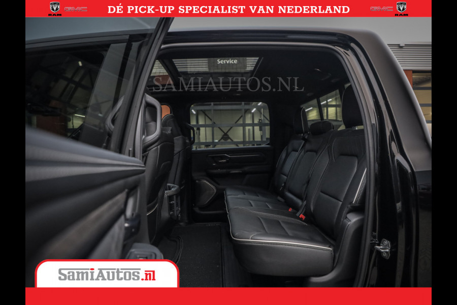Dodge Ram 1500 Limited Night High Output 540HP 706Nm | Massage + Full Option | De Meest Luxe en Volle Pick-Up in zijn Klasse | Comfortabele Dubbele Cabine met Royale 5 Zitplaatsen | BPM vrij | Nu Leverbaar uit Voorraad | Voorraad Nr 2325 - 5148
