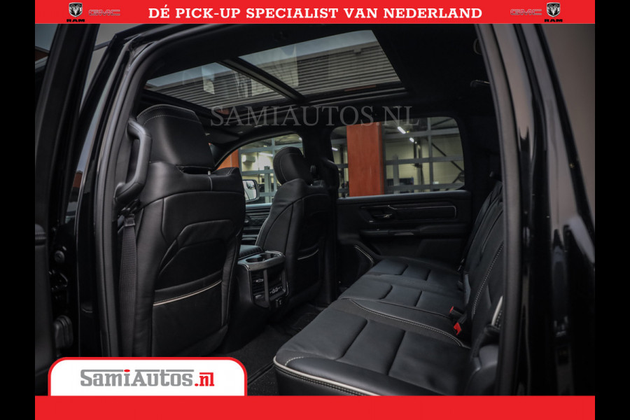 Dodge Ram 1500 Limited Night High Output 540HP 706Nm | Massage + Full Option | De Meest Luxe en Volle Pick-Up in zijn Klasse | Comfortabele Dubbele Cabine met Royale 5 Zitplaatsen | BPM vrij | Nu Leverbaar uit Voorraad | Voorraad Nr 2325 - 5148
