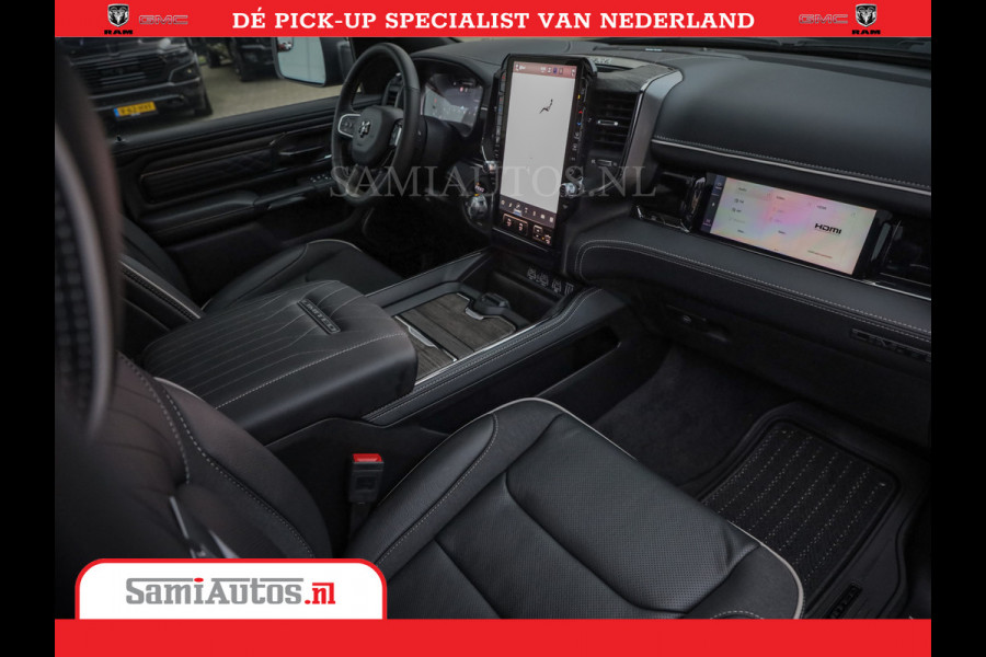 Dodge Ram 1500 Limited Night High Output 540HP 706Nm | Massage + Full Option | De Meest Luxe en Volle Pick-Up in zijn Klasse | Comfortabele Dubbele Cabine met Royale 5 Zitplaatsen | BPM vrij | Nu Leverbaar uit Voorraad | Voorraad Nr 2325 - 5148