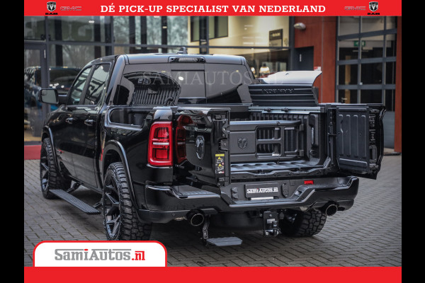 Dodge Ram 1500 Limited Night High Output 540HP 706Nm | Massage + Full Option | De Meest Luxe en Volle Pick-Up in zijn Klasse | Comfortabele Dubbele Cabine met Royale 5 Zitplaatsen | BPM vrij | Nu Leverbaar uit Voorraad | Voorraad Nr 2325 - 5148
