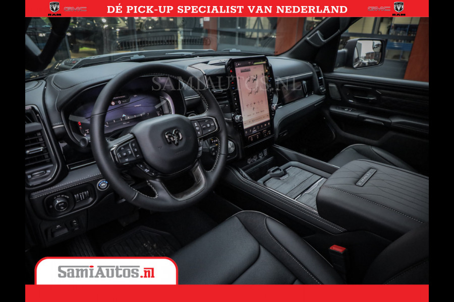 Dodge Ram 1500 Limited Night High Output 540HP 706Nm | Massage + Full Option | De Meest Luxe en Volle Pick-Up in zijn Klasse | Comfortabele Dubbele Cabine met Royale 5 Zitplaatsen | BPM vrij | Nu Leverbaar uit Voorraad | Voorraad Nr 2325 - 5148