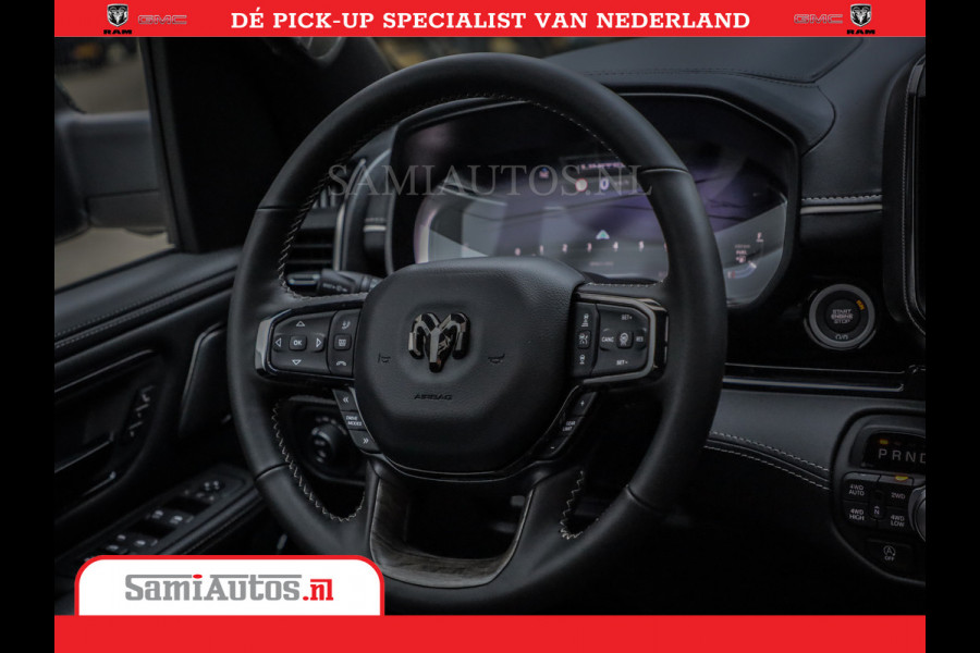 Dodge Ram 1500 Limited Night High Output 540HP 706Nm | Massage + Full Option | De Meest Luxe en Volle Pick-Up in zijn Klasse | Comfortabele Dubbele Cabine met Royale 5 Zitplaatsen | BPM vrij | Nu Leverbaar uit Voorraad | Voorraad Nr 2325 - 5148