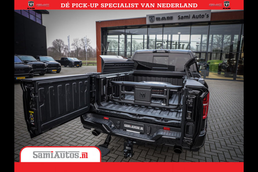 Dodge Ram 1500 Limited Night High Output 540HP 706Nm | Massage + Full Option | De Meest Luxe en Volle Pick-Up in zijn Klasse | Comfortabele Dubbele Cabine met Royale 5 Zitplaatsen | BPM vrij | Nu Leverbaar uit Voorraad | Voorraad Nr 2325 - 5148