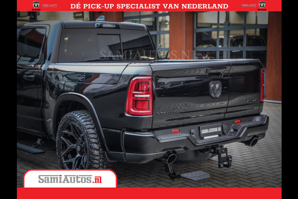 Dodge Ram 1500 Limited Night High Output 540HP 706Nm | Massage + Full Option | De Meest Luxe en Volle Pick-Up in zijn Klasse | Comfortabele Dubbele Cabine met Royale 5 Zitplaatsen | BPM vrij | Nu Leverbaar uit Voorraad | Voorraad Nr 2325 - 5148