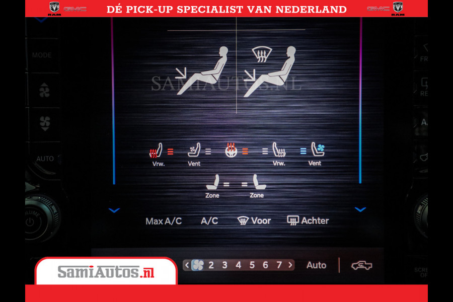 Dodge Ram 1500 Limited Night High Output 540HP 706Nm | Massage + Full Option | De Meest Luxe en Volle Pick-Up in zijn Klasse | Comfortabele Dubbele Cabine met Royale 5 Zitplaatsen | BPM vrij | Nu Leverbaar uit Voorraad | Voorraad Nr 2325 - 5148