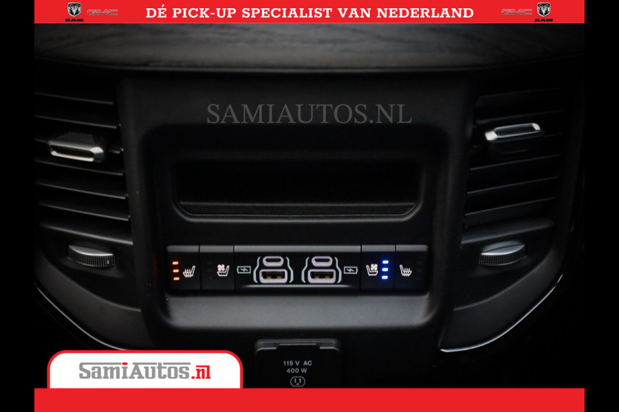 Dodge Ram 1500 Limited Night High Output 540HP 706Nm | Massage + Full Option | De Meest Luxe en Volle Pick-Up in zijn Klasse | Comfortabele Dubbele Cabine met Royale 5 Zitplaatsen | BPM vrij | Nu Leverbaar uit Voorraad | Voorraad Nr 2325 - 5148