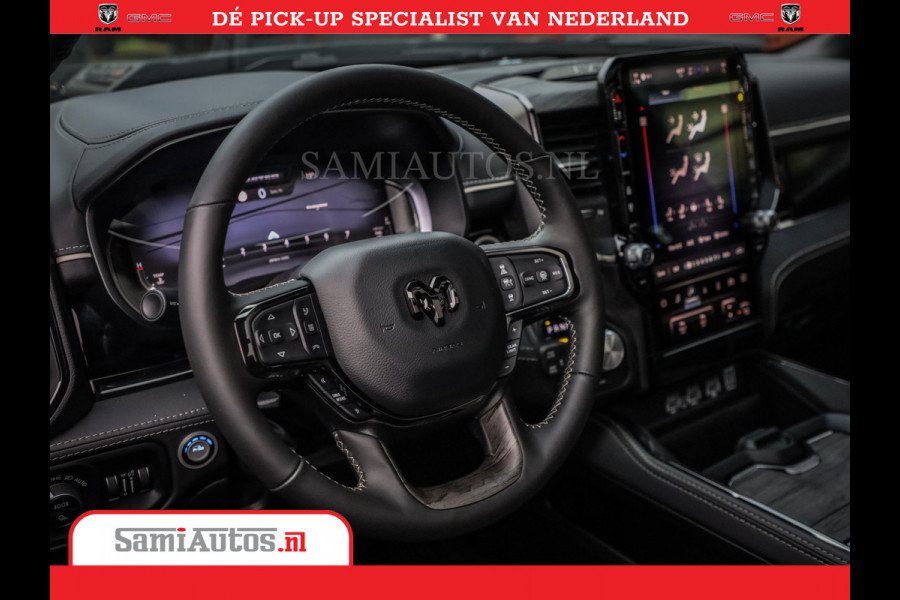 Dodge Ram 1500 Limited Night High Output 540HP 706Nm | Massage + Full Option | De Meest Luxe en Volle Pick-Up in zijn Klasse | Comfortabele Dubbele Cabine met Royale 5 Zitplaatsen | BPM vrij | Nu Leverbaar uit Voorraad | Voorraad Nr 2325 - 5148