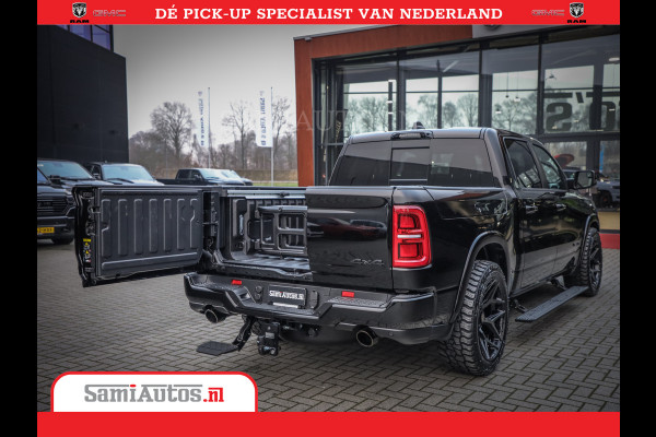 Dodge Ram 1500 Limited Night High Output 540HP 706Nm | Massage + Full Option | De Meest Luxe en Volle Pick-Up in zijn Klasse | Comfortabele Dubbele Cabine met Royale 5 Zitplaatsen | BPM vrij | Nu Leverbaar uit Voorraad | Voorraad Nr 2325 - 5148